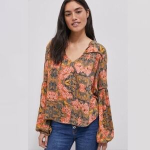 Anthropologie “Love The Label” Bohemian Top